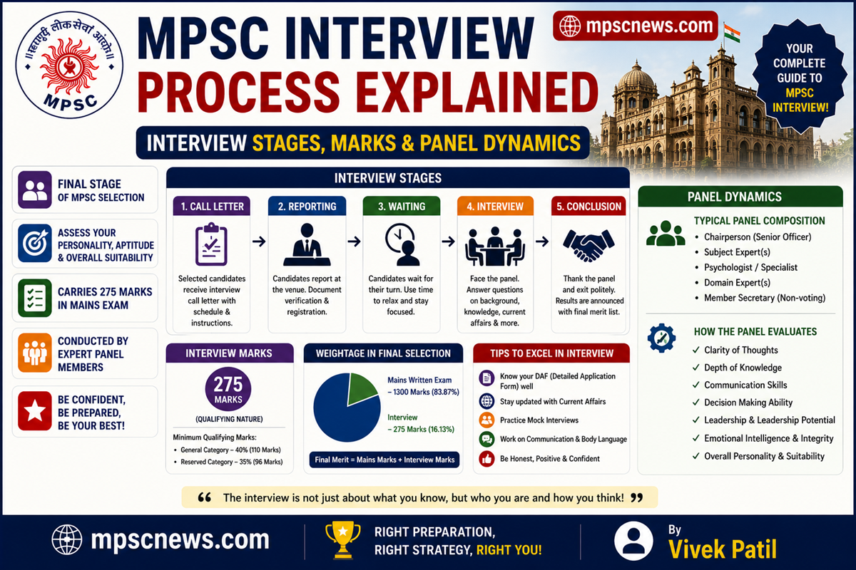 MPSC interview process personality test marks and panel dynamics